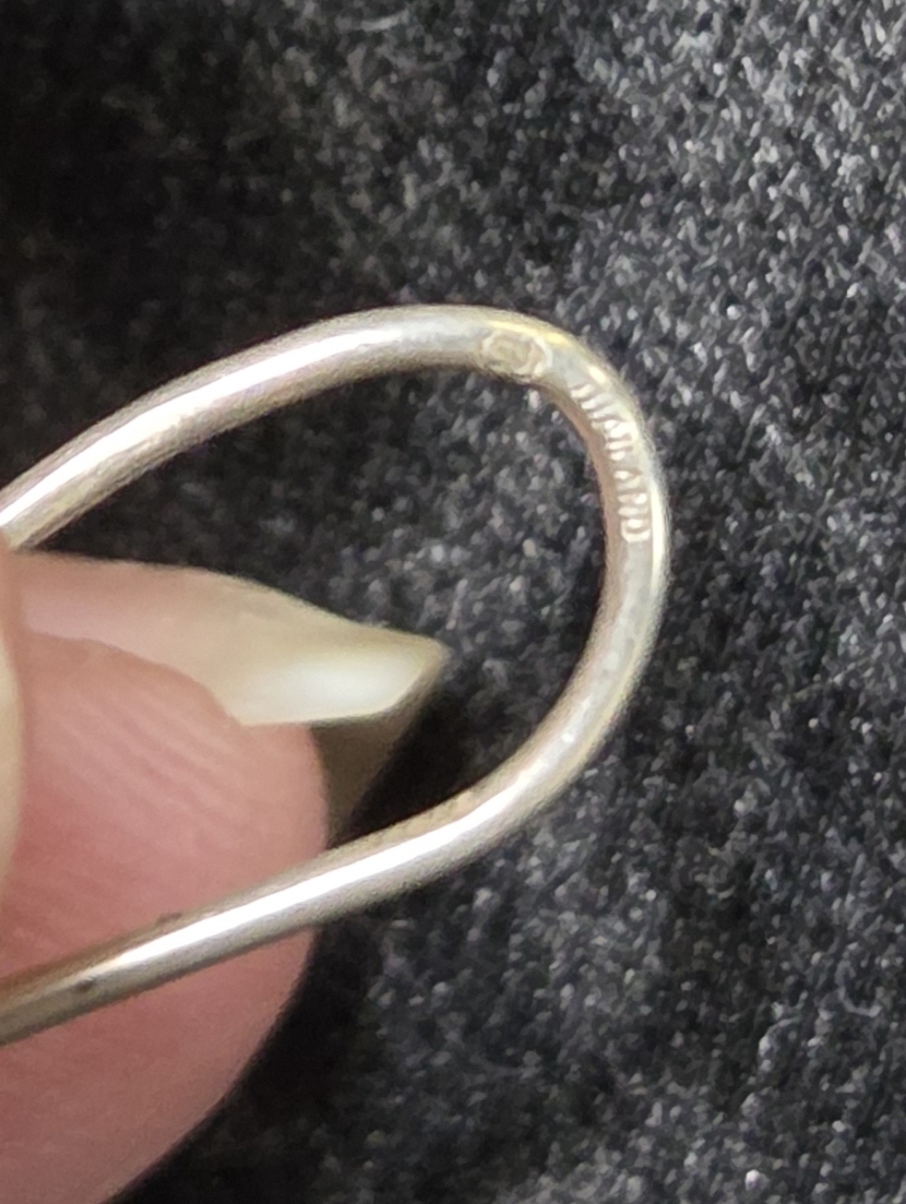 Sterling Silver Teardrop Dangle Earrings - Silver - Picture 4 of 4